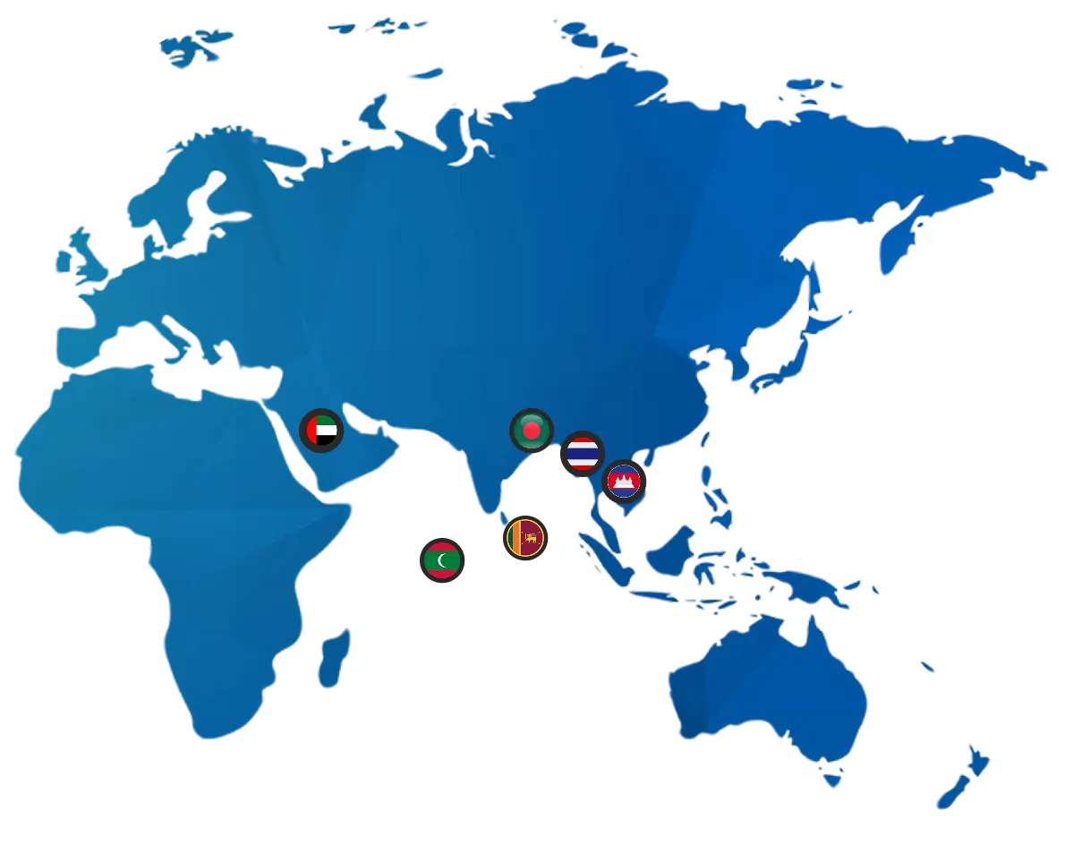 Acorn Group global presence map